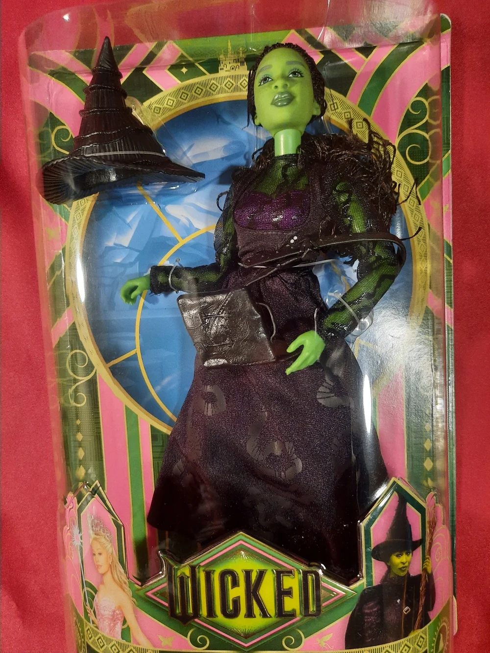 Wicked Elphaba Collectible Witch Doll with Accessories NIB